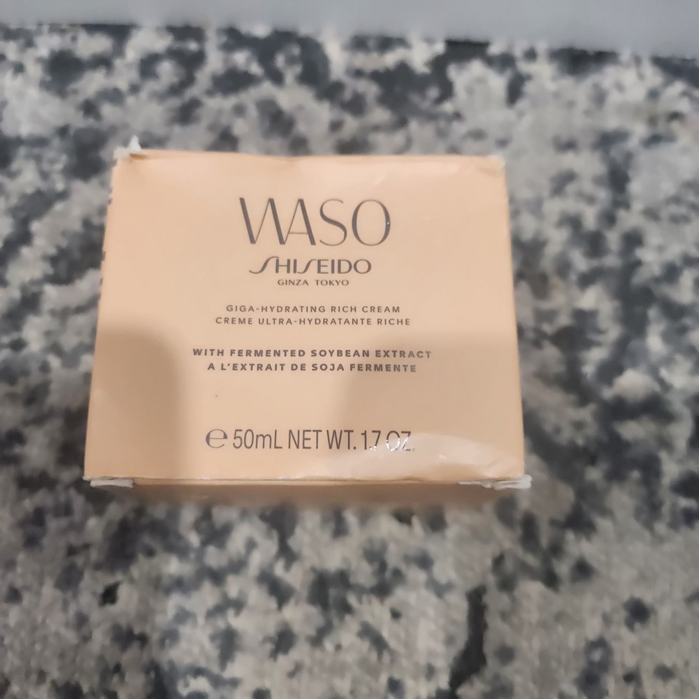 Shiseido WASO Giga-Hydrating Rich Cream 1.7oz 50ml Fermented Soybean Extract NIB